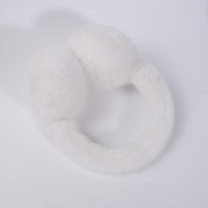 KDVOG Store Women Winter Ear Muffs Gloves Set Girls Fluffy Earmuffs Cold Weather Faux Fur Ear Warmers Touch Screen Gloves - Image 5
